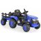 Ηλεκτροκίνητo παδικό τρακτέρ με τρέιλορ Moni Rancher blue στο Bebe Maison