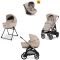 Πολυκαρότσι 3 σε 1 Inglesina Aptica Quattro Pashmina Beige με σκελετό Palladio Black στο Bebe Maison