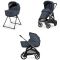 Πολυκαρότσι 2 σε 1 Inglesina Aptica Duo Resort Blue με σκελετό Litio Black στο Bebe Maison