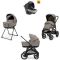 Πολυκαρότσι 3 σε 1 Inglesina Aptica XT Quattro Tundra Beige με σκελετό Nero στο Bebe Maison