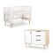 Ολοκληρωμένο βρεφικό δωμάτιο Klups Sofie white 120*60cm στο Bebe Maison