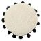 Lorena Canals. Round pillow white-black στο Bebe Maison