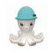 3D octopus chewy baby to love blue στο Bebe Maison