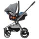 Πολυκαρότσι 3 σε 1 Kikka Boo Vicenza Premium Grey στο Bebe Maison