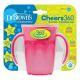 Educational Glass with Dr Brown's Cheers 360 ° 200ml Pink στο Bebe Maison