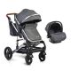 Cangaroo 3 in 1 Gala Black Leather στο Bebe Maison