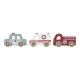 Set of 3 Little Dutch wooden vehicles στο Bebe Maison