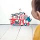 Ξύλινο ταμπλό δραστηριοτήτων Lilliputiens Πυροσβεστικό όχημα στο Bebe Maison