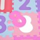 Χαλάκι Παζλ δαπέδου Cangaroo Numbers pink 10τμχ στο Bebe Maison