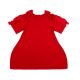 Children&#39;s dress The Tiny Universe "Snake Shoulder Dress" Sharp Red στο Bebe Maison