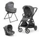 Polycarca 3 in 1 Inglesina Quattro Electa Chelsea Gray color skeleton Total Black στο Bebe Maison