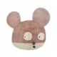 Χαλί δωματίου Lorena Canals woolable miss mighty mouse 100 x 120 εκ. στο Bebe Maison