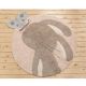 Χαλί δωματίου Little Dutch bunny round pink 110εκ. στο Bebe Maison