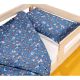 Παιδικό κρεβάτι Picci Montessorri Cottage natural με σετ προίκας azzurro 99x194.50x139 στο Bebe Maison
