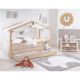 Children&#39;s bed Picci Montessorri Cottage natural with tortora dowry set 99x194.50x139 στο Bebe Maison