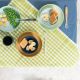 Σετ φαγητού Nattou  silicon 4 τεμαχίων πράσινο-μπλε στο Bebe Maison