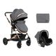 Πολυκαρότσι 3 σε 1 Kikka Boo Amaia dark grey στο Bebe Maison