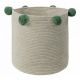 Lorena Canals Bubbly Natural Green Storage Basket στο Bebe Maison