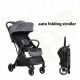 Καρότσι περιπάτου Cangaroo Easy fold grey στο Bebe Maison