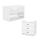 Ολοκληρωμένο βρεφικό δωμάτιο Klups Amelia white 120*60cm στο Bebe Maison