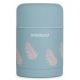 Θερμός φαγητού Miniland Silky Food Thermos Mini Blue Leaves 600ml στο Bebe Maison