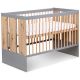 Βρεφικό κρεβάτι καναπές Klups Pauline graphite oak 120*60cm στο Bebe Maison