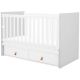Βρεφικό κρεβάτι κούνια με συρτάρια Kikka Boo Hollee Grey 120*60cm στο Bebe Maison