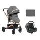 Stroller 3in1 transf. seat Amaia Dark Grey 2024 στο Bebe Maison