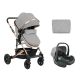 Πολυκαρότσι 3 σε 1 Kikka Boo Amaia Light Grey στο Bebe Maison