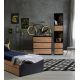 Βρεφική βιβλιοθήκη Klups Dalia καφέ/ μαύρο 42x50x183 στο Bebe Maison