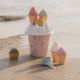 Σετ κουβαδάκια παραλίας Little Dutch Ice Cream Ocean Dreams Ροζ στο Bebe Maison