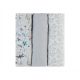 Πάνες αγκαλιάς 3 τμχ από μουσελίνα 100x100 εκ. KikkaBoo Dreamy Fields Grey στο Bebe Maison