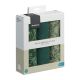 Πάνες αγκαλιάς 3 τμχ από μουσελίνα 75x75 εκ. KikkaBoo Secret Garden Green στο Bebe Maison