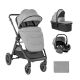 Πολυκαρότσι Kikka Boo Ava 3 σε 1 Grey στο Bebe Maison
