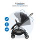 Βρεφικό καρότσι Dovadi Mio Midnight Black στο Bebe Maison