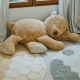 Χαλί δωματίου στρόγγυλο Lorena Canals Round Honeycomb Golden 140 εκ. στο Bebe Maison