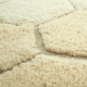 Χαλί δωματίου στρόγγυλο Lorena Canals Round Honeycomb Golden 140 εκ. στο Bebe Maison