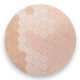 Χαλί δωματίου στρόγγυλο Lorena Canals Round Honeycomb Rose 140 εκ. στο Bebe Maison