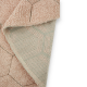 Χαλί δωματίου στρόγγυλο Lorena Canals Round Honeycomb Rose 140 εκ. στο Bebe Maison