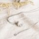 Μενταγιόν εγκυμοσύνης ProudMama Bola Eva Glowing Πατουσάκια Silver στο Bebe Maison