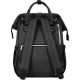Τσάντα αλλαξιέρα / σακίδιο πλάτης Kikka Boo Siena Black Silver στο Bebe Maison