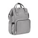 Τσάντα αλλαξιέρα/ σακίδιο πλάτης Kikka Boo Siena Light grey στο Bebe Maison