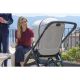 Πολυκαρότσι 3 σε 1 Inglesina Aptica Quattro Platinum Grey με σκελετό Litio Black στο Bebe Maison