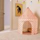 Σκηνή παιχνιδιού Kids Concept Star ροδακινί καρό στο Bebe Maison