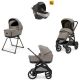 Πολυκαρότσι 3 σε 1 Inglesina Aptica XT Quattro Tundra Beige με σκελετό Nero στο Bebe Maison