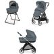 Πολυκαρότσι 2 σε 1 Inglesina Electa Duo Union grey με σκελετό Silver Black στο Bebe Maison
