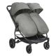 Βρεφικό καροτσάκι διδύμων Kikka Boo Happy 2 Light Grey 2024 στο Bebe Maison