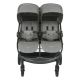 Βρεφικό καροτσάκι διδύμων Kikka Boo Happy 2 Light Grey 2024 στο Bebe Maison