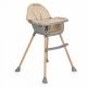 Καρέκλα φαγητού Moni Biscotti 2 in 1 beige στο Bebe Maison