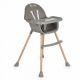 Καρέκλα φαγητού Moni Biscotti 2 in 1 grey στο Bebe Maison